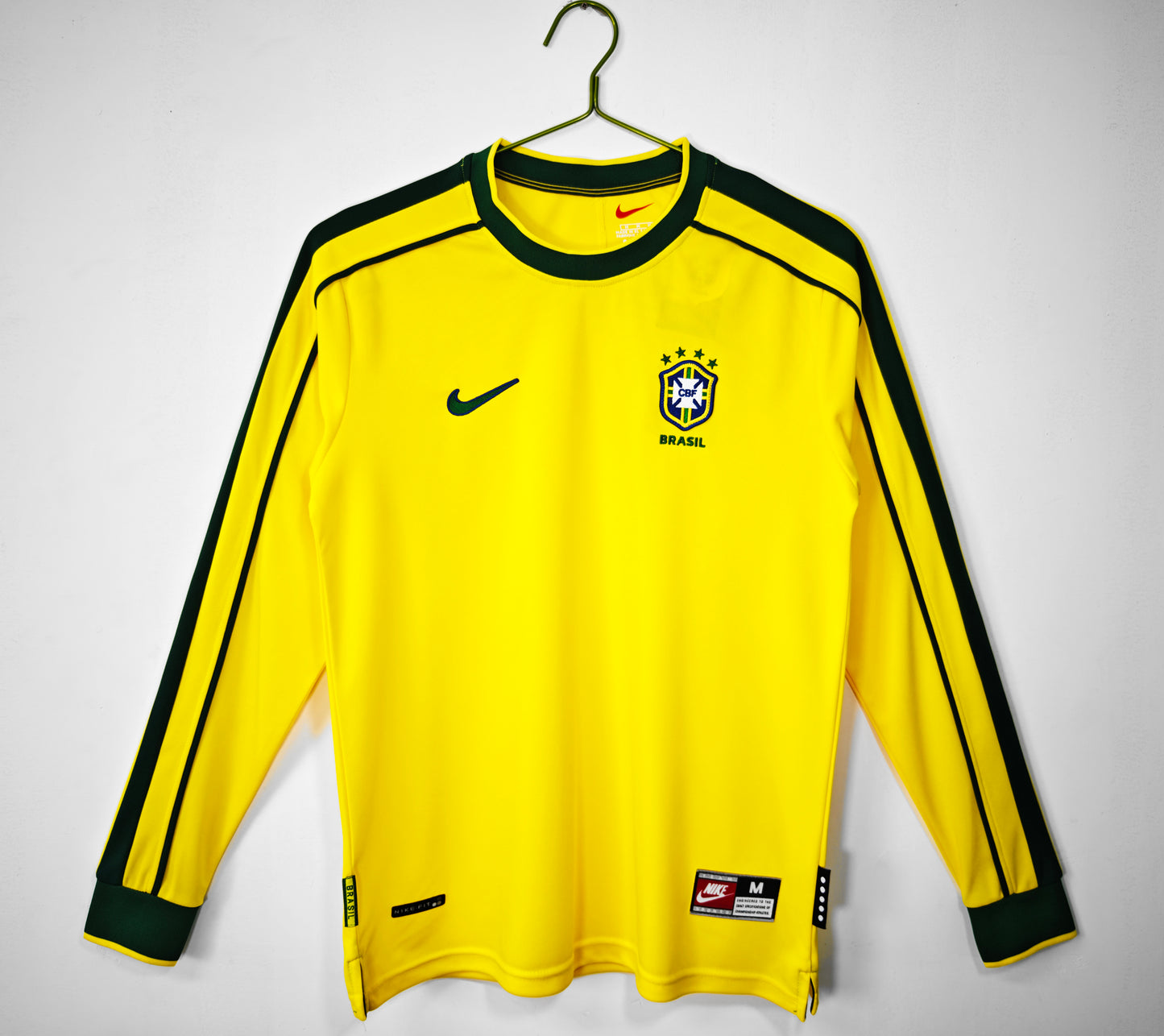 Brazil World Cup 1998 Home Jersey - Long Sleeve