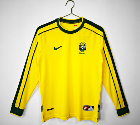 Brazil World Cup 1998 Home Jersey - Long Sleeve